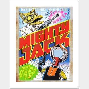 Mystery Science Rusty Barn Sign 3000 - Mighty Jack Posters and Art